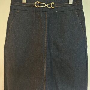 Ann Taylor Blue Pencil Skirt